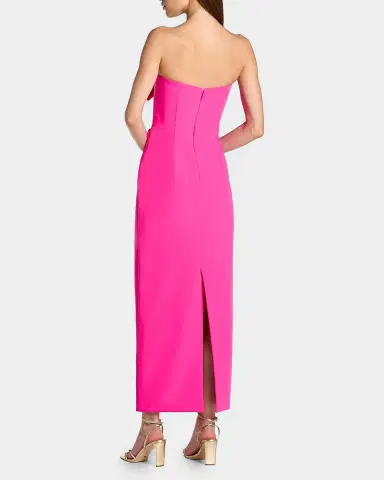 Mac Duggal Floral Embellished Crepe Strapless Maxi Dress | Thumbnail 2 Mac Duggal Floral Embellished Crepe Strapless Maxi Dress | Thumbnail 2