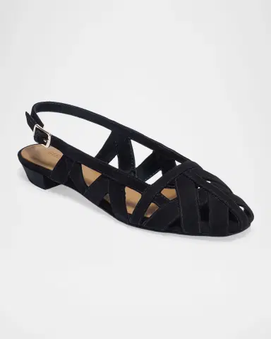 Bernardo Glinda Woven Leather Slingback Ballerina Flats | Thumbnail 2 Bernardo Glinda Woven Leather Slingback Ballerina Flats | Thumbnail 2