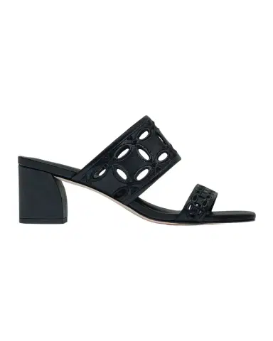 Bernardo Gemma Embroidered Leather Mule Sandals | Thumbnail 1 Bernardo Gemma Embroidered Leather Mule Sandals | Thumbnail 1