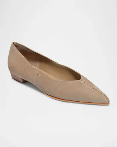 Bernardo Lana Suede Ballet Flats | Thumbnail 2 Bernardo Lana Suede Ballet Flats | Thumbnail 2