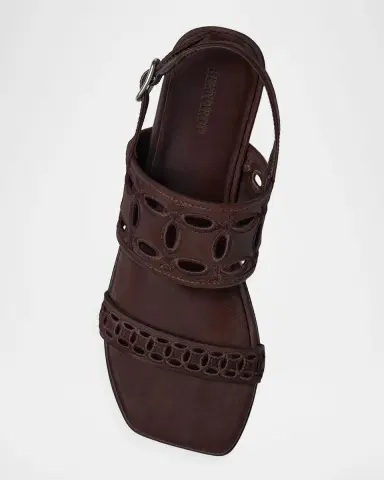 Bernardo Orla Cutout Leather Slingback Sandals | Thumbnail 4 Bernardo Orla Cutout Leather Slingback Sandals | Thumbnail 4