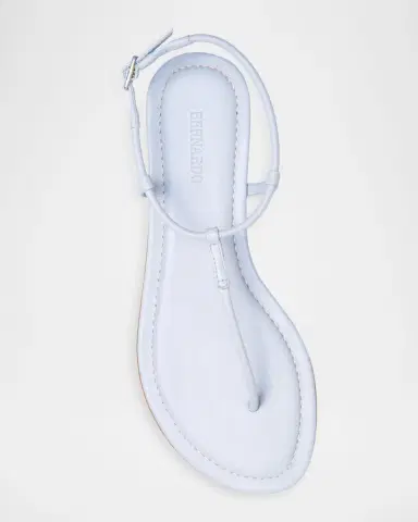 Bernardo Hercu Leather Ankle-Strap Flat Sandals | Thumbnail 3 Bernardo Hercu Leather Ankle-Strap Flat Sandals | Thumbnail 3