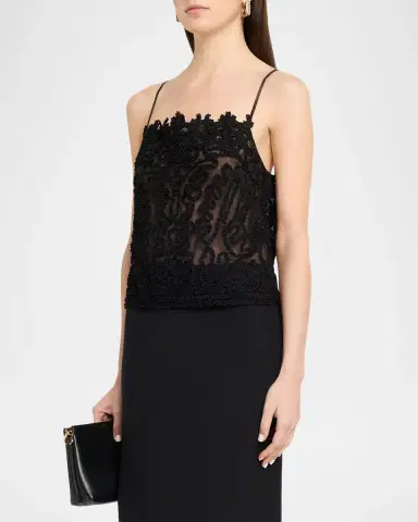 Kobi Halperin Giselle Square-Neck Ribbon Blouse | Thumbnail 4 Kobi Halperin Giselle Square-Neck Ribbon Blouse | Thumbnail 4