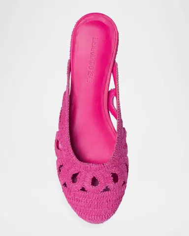 Bernardo Raffia Slipper Mules | Thumbnail 3 Bernardo Raffia Slipper Mules | Thumbnail 3