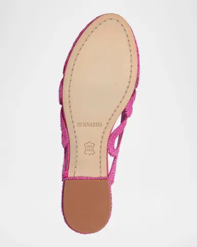 Bernardo Raffia Slipper Mules | Thumbnail 4 Bernardo Raffia Slipper Mules | Thumbnail 4