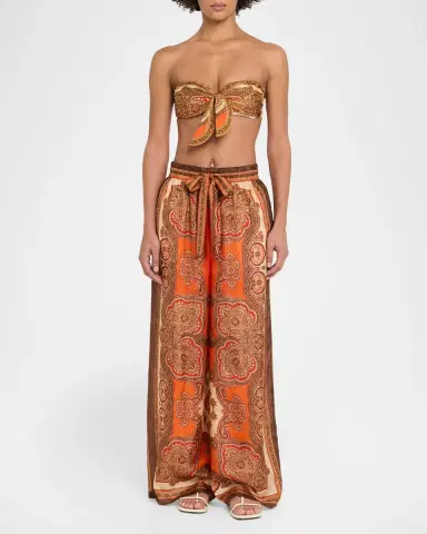 Zimmermann Mahon Relaxed Silk Pants | Thumbnail 2 Zimmermann Mahon Relaxed Silk Pants | Thumbnail 2
