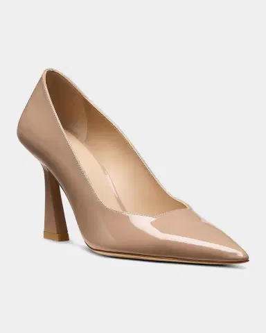 Stuart Weitzman 85mm Vinnie Patent Leather Pumps | Thumbnail 4 Stuart Weitzman 85mm Vinnie Patent Leather Pumps | Thumbnail 4