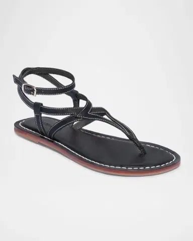 Bernardo Mallorie Leather Geometric Thong Sandals | Thumbnail 2 Bernardo Mallorie Leather Geometric Thong Sandals | Thumbnail 2