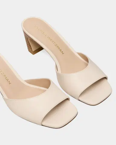 Stuart Weitzman 50mm Stassi Leather Mules | Thumbnail 3 Stuart Weitzman 50mm Stassi Leather Mules | Thumbnail 3