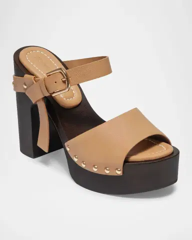 Bernardo 115mm Luxor Leather Platform Clogs | Thumbnail 2 Bernardo 115mm Luxor Leather Platform Clogs | Thumbnail 2