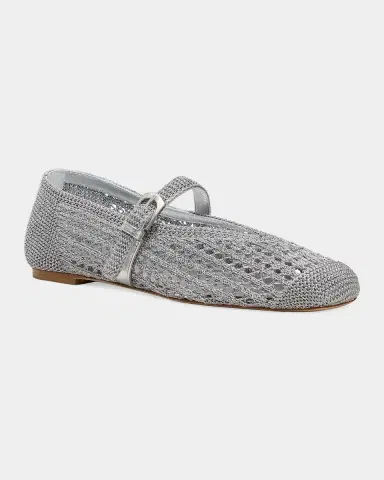 Stuart Weitzman Leora Crochet Mary Jane Ballerina Flats | Thumbnail 4 Stuart Weitzman Leora Crochet Mary Jane Ballerina Flats | Thumbnail 4