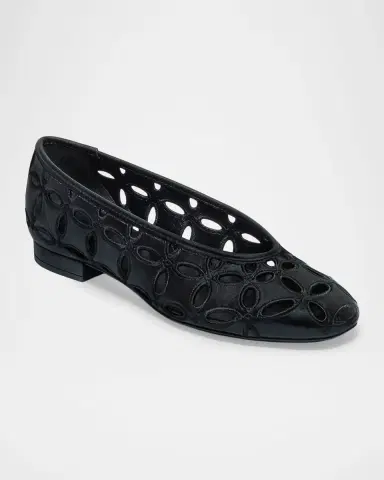 Bernardo Brie Suede Cutout Ballerina Flats | Thumbnail 2 Bernardo Brie Suede Cutout Ballerina Flats | Thumbnail 2