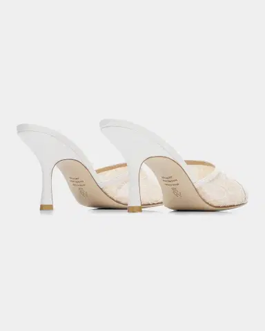 Stuart Weitzman Bareitall 85mm Lace Slide Sandals | Thumbnail 2 Stuart Weitzman Bareitall 85mm Lace Slide Sandals | Thumbnail 2