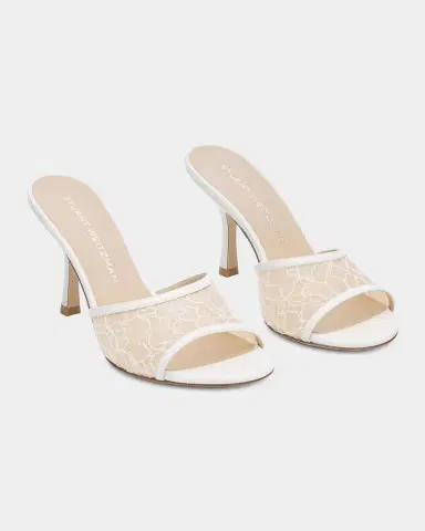 Stuart Weitzman Bareitall 85mm Lace Slide Sandals | Thumbnail 5 Stuart Weitzman Bareitall 85mm Lace Slide Sandals | Thumbnail 5