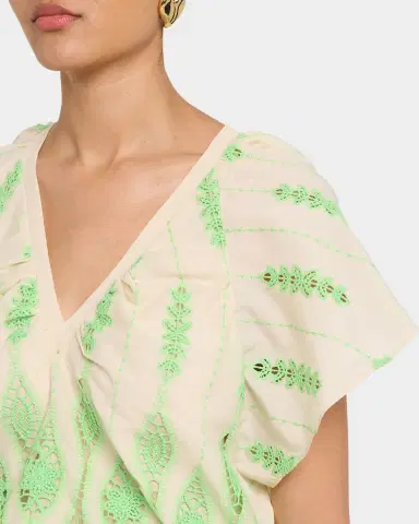 Ramy Brook Bettie Embroidered Short-Sleeve Top | Thumbnail 5 Ramy Brook Bettie Embroidered Short-Sleeve Top | Thumbnail 5