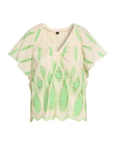 Ramy Brook Bettie Embroidered Short-Sleeve Top | Thumbnail 1 Ramy Brook Bettie Embroidered Short-Sleeve Top | Thumbnail 1