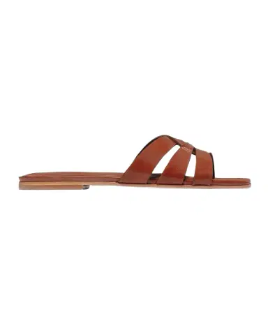 Bernardo Oxford Leather Flat Slide Sandals | Thumbnail 1 Bernardo Oxford Leather Flat Slide Sandals | Thumbnail 1