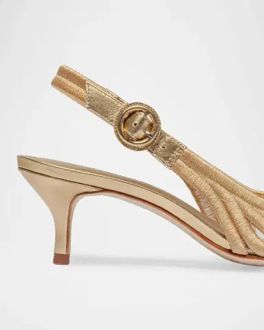 Bernardo Madinah Embroidered Mesh Slingback Pumps | Thumbnail 3 Bernardo Madinah Embroidered Mesh Slingback Pumps | Thumbnail 3