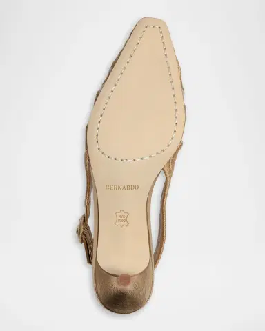 Bernardo Madinah Embroidered Mesh Slingback Pumps | Thumbnail 5 Bernardo Madinah Embroidered Mesh Slingback Pumps | Thumbnail 5