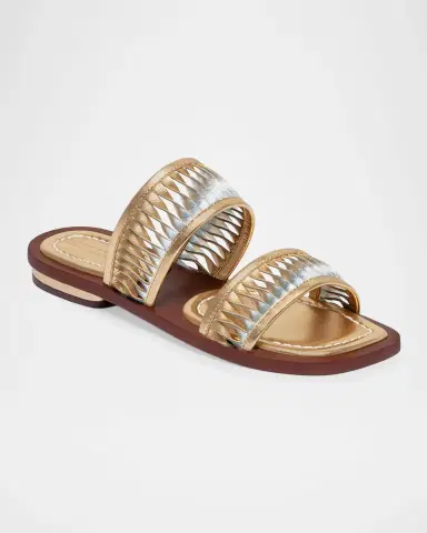 Bernardo Andorra Leather Flat Slide Sandals | Thumbnail 3 Bernardo Andorra Leather Flat Slide Sandals | Thumbnail 3