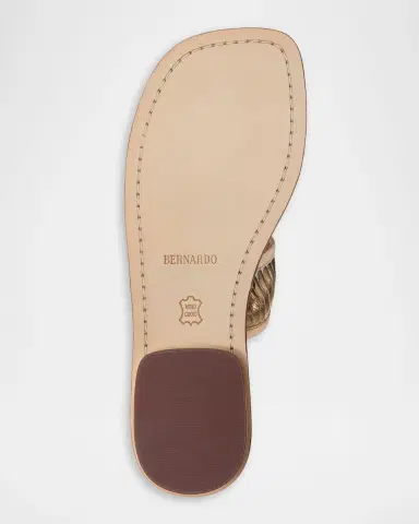 Bernardo Andorra Leather Flat Slide Sandals | Thumbnail 5 Bernardo Andorra Leather Flat Slide Sandals | Thumbnail 5