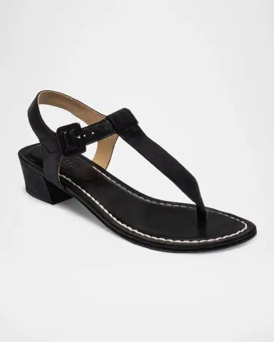 Bernardo Goyara Leather T-Strap Sandals | Thumbnail 2 Bernardo Goyara Leather T-Strap Sandals | Thumbnail 2