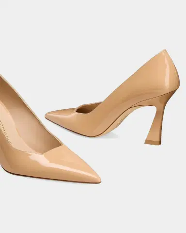 Stuart Weitzman 85mm Vinnie Patent Leather Pumps | Thumbnail 3 Stuart Weitzman 85mm Vinnie Patent Leather Pumps | Thumbnail 3