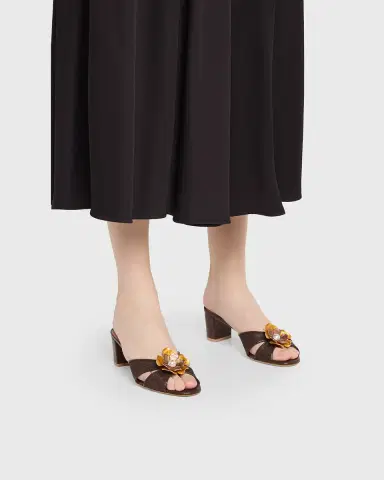 Malone Souliers 45mm Suri Raffia Mule Sandals | Thumbnail 2 Malone Souliers 45mm Suri Raffia Mule Sandals | Thumbnail 2