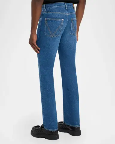 Bottega Veneta Men 's Straight-Leg Denim Jeans | Thumbnail 3 Bottega Veneta Men 's Straight-Leg Denim Jeans | Thumbnail 3
