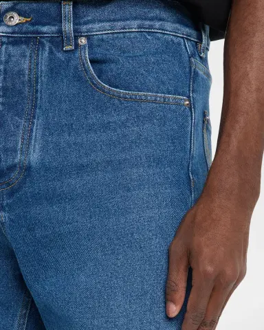 Bottega Veneta Men 's Straight-Leg Denim Jeans | Thumbnail 5 Bottega Veneta Men 's Straight-Leg Denim Jeans | Thumbnail 5