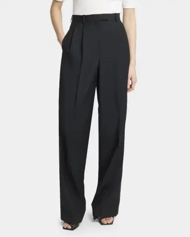 Givenchy Pleated Wool-Mohair Tuxedo Pants | Thumbnail 4 Givenchy Pleated Wool-Mohair Tuxedo Pants | Thumbnail 4