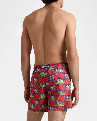 Vilebrequin Men's Sardine and Tomato Swim Trunks | Thumbnail 3 Vilebrequin Men's Sardine and Tomato Swim Trunks | Thumbnail 3