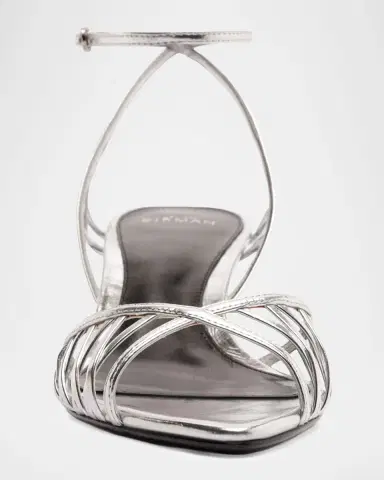 Alexandre Birman 50mm Solene Metallic Leather Sandals | Thumbnail 3 Alexandre Birman 50mm Solene Metallic Leather Sandals | Thumbnail 3