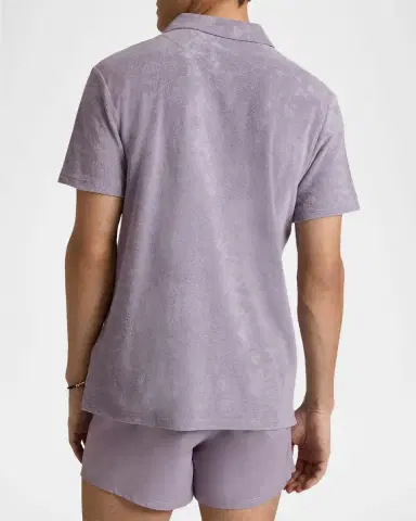 Vilebrequin Men's Organic Terry Polo Shirt | Thumbnail 2 Vilebrequin Men's Organic Terry Polo Shirt | Thumbnail 2