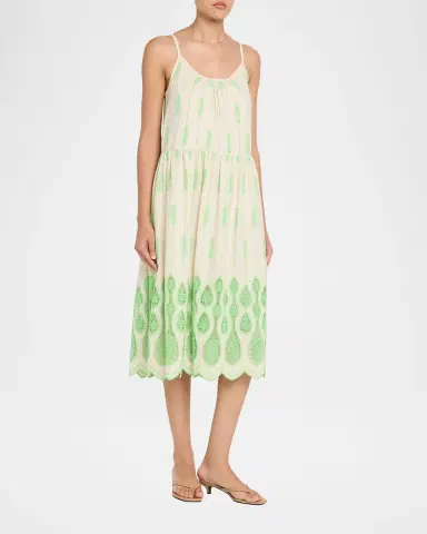 Ramy Brook Sandra Embroidered Midi Dress | Thumbnail 4 Ramy Brook Sandra Embroidered Midi Dress | Thumbnail 4