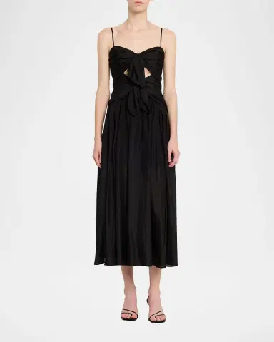 Zimmermann Aster Scarf Midi Dress | Thumbnail 2 Zimmermann Aster Scarf Midi Dress | Thumbnail 2
