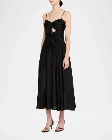 Zimmermann Aster Scarf Midi Dress | Thumbnail 4 Zimmermann Aster Scarf Midi Dress | Thumbnail 4