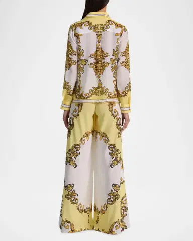 ALICE + OLIVIA Willa Placket Top | Thumbnail 3 ALICE + OLIVIA Willa Placket Top | Thumbnail 3