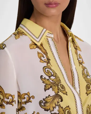 ALICE + OLIVIA Willa Placket Top | Thumbnail 5 ALICE + OLIVIA Willa Placket Top | Thumbnail 5