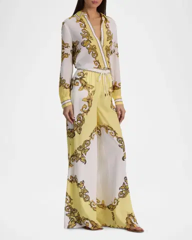 ALICE + OLIVIA Willa Placket Top | Thumbnail 6 ALICE + OLIVIA Willa Placket Top | Thumbnail 6