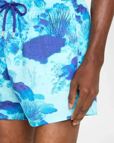 Vilebrequin Men's Coral Reef Stretch Swim Trunks | Thumbnail 4 Vilebrequin Men's Coral Reef Stretch Swim Trunks | Thumbnail 4