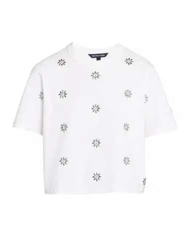 Veronica Beard Embellished Crewneck T-Shirt | Thumbnail 1 Veronica Beard Embellished Crewneck T-Shirt | Thumbnail 1
