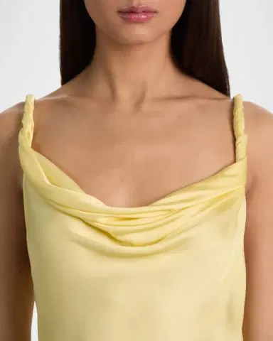 ALICE + OLIVIA Monique Twist Strap Cowl-Neck Blouse | Thumbnail 5 ALICE + OLIVIA Monique Twist Strap Cowl-Neck Blouse | Thumbnail 5