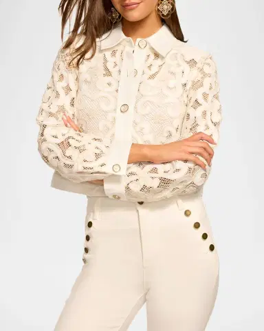 Ramy Brook Sapphire Embroidered Jacket | Thumbnail 4 Ramy Brook Sapphire Embroidered Jacket | Thumbnail 4