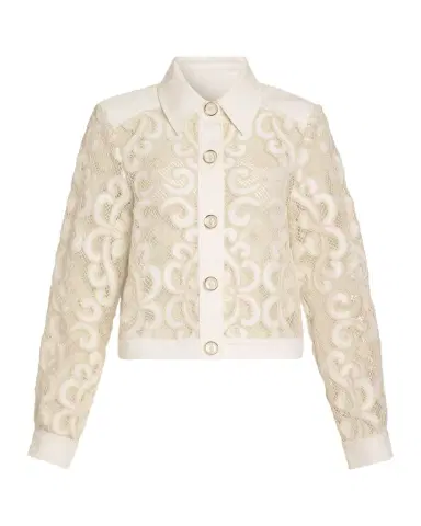 Ramy Brook Sapphire Embroidered Jacket | Thumbnail 1 Ramy Brook Sapphire Embroidered Jacket | Thumbnail 1