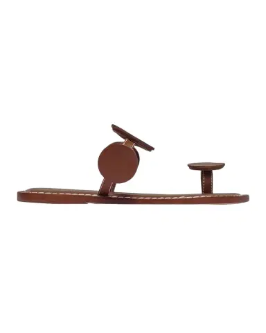 Bernardo New Moon Circle Leather Flat Sandals | Thumbnail 1 Bernardo New Moon Circle Leather Flat Sandals | Thumbnail 1