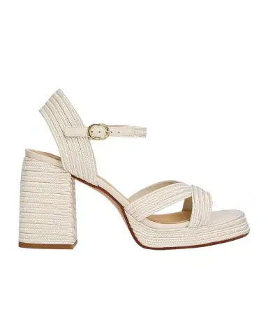 Castañer Valle Metallic Raffia Platform Sandals | Thumbnail 1 Castañer Valle Metallic Raffia Platform Sandals | Thumbnail 1