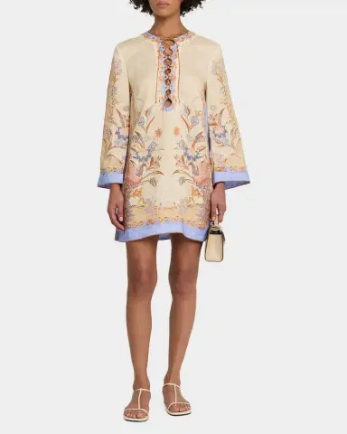 Zimmermann Indra Tunic Mini Dress | Thumbnail 2 Zimmermann Indra Tunic Mini Dress | Thumbnail 2