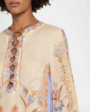 Zimmermann Indra Tunic Mini Dress | Thumbnail 5 Zimmermann Indra Tunic Mini Dress | Thumbnail 5