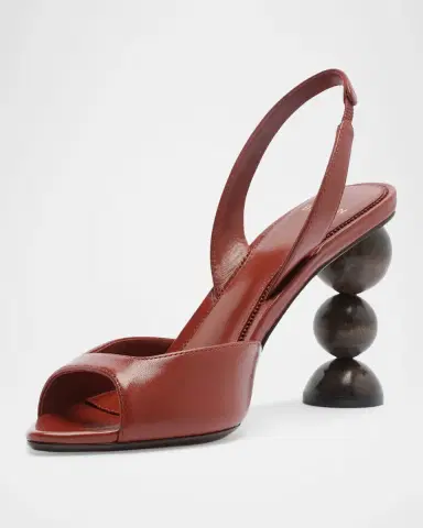 Alexandre Birman 85mm Tropicana Leather Slingback Sandals | Thumbnail 4 Alexandre Birman 85mm Tropicana Leather Slingback Sandals | Thumbnail 4